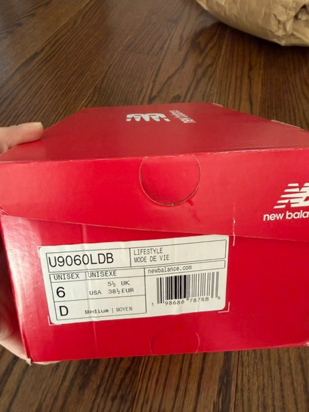 New Balance 9060 Athletic Sneakers in Pink/Yellow - Picture 3 of 3